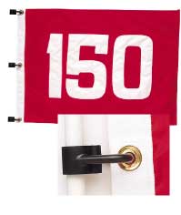 Set of 5 Numbered Range Flags